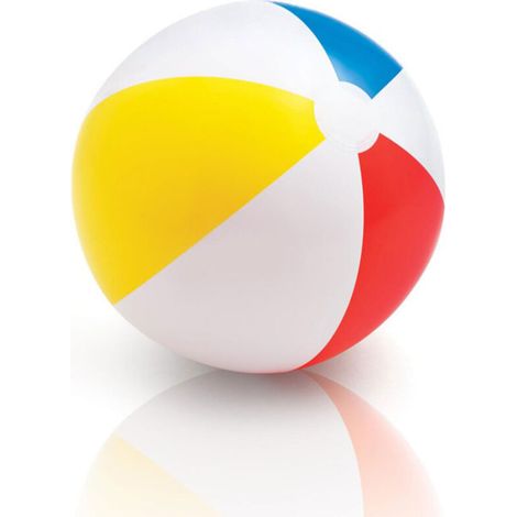 Ballon de plage gonflable de taille moyenne à quatre couls, ballon de plage gonflable 59020, diamètre gonflable 33CM (1/5)