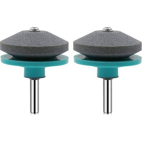 Aiguiseur De Lame - 50 X 54 Mm - Pour Tondeuse À Gazon - Compatible Perceuse Électrique Et Manuelle - Lot De 2
