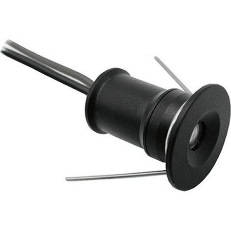Spot encastré 12 V 1 W pour meuble, cave à vin, présentoir à bijoux, plafonnier, mini spot encastré, lampe à pouce (1/5)