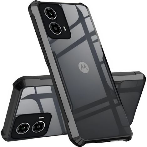 Funda para Motorola Moto G24 / G24 Power / G04, híbrida anticaída, negra. (1/5)