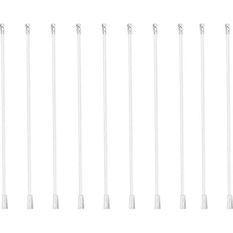 15 Zoll, 10-teiliges Set mit Ersatzteilen für Jalousiestäbe (vertikal) – 10er-Pack