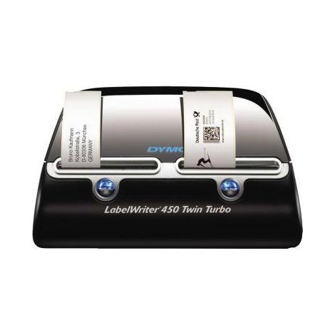 DYMO LabelWriter 450 Twin Turbo Imprimante d'étiquettes thermique directe 300 x 600 dpi Largeur des étiquettes (max.): (1/4)