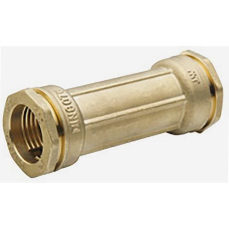 Raccord laiton droit compression d25 ply
