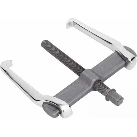Extracteur à 2 mâchoires, acier au chrome vanadium + acier au carbone, extracteur de pignon de roulement, niveau professionnel de retrait pour réparation automobile réglable (4in) (1/5)