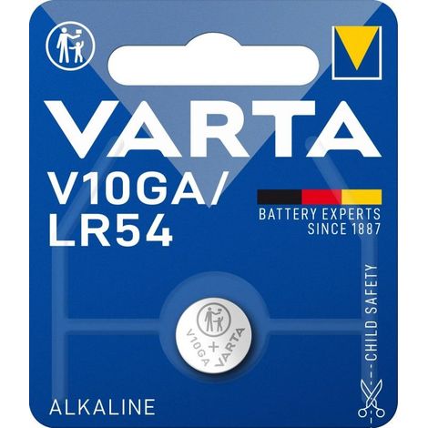 PILE BOUTON ALCALINE VARTA LR54 POUR PILES ACCUMULATEURS - 1517203