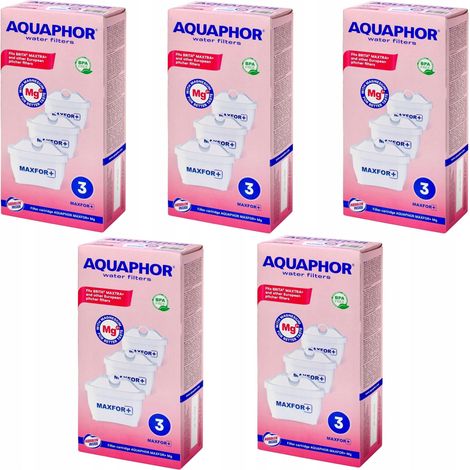 Cartuchos de filtro Aquaphor Maxfor+ Mg, 15 unidades. (1/5)