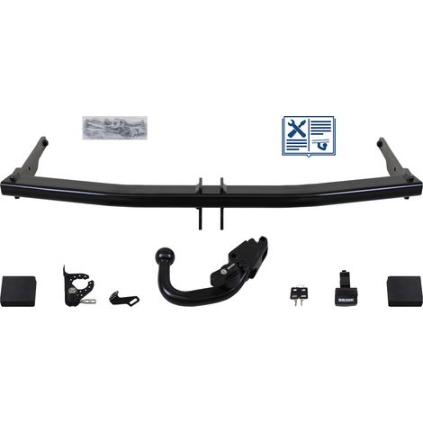 Attelage rotule démontable Brink + faisceau Trail-Tec spécifique 7 broches - VW TOURAN (1/2)