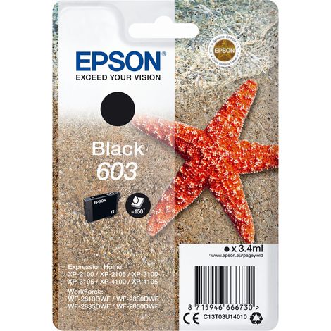 EPSON Cartuccia Stella Marina 603 Nero (1/5)