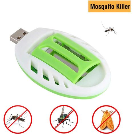 Lot de 4 répulsifs anti-moustiques électriques USB, portables et sûrs pour l'été (1/5)