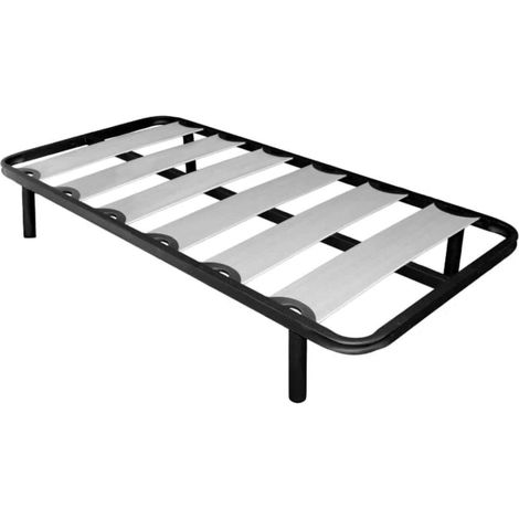 Somier Balda Ancha, Tubo de Acero 40x30mm, Refuerzo Central, Láminas de chopo-Flex (CON Patas, 90x200 cm) (1/5)