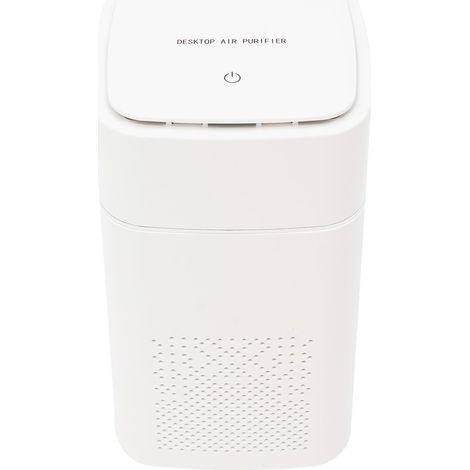 Purificador de aire de iones negativos, purificador de escritorio, esterilizador, ionizador para dormitorio, baño, cocina, mascotas, formaldehído, olores, coche (1/5)