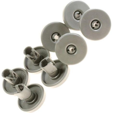 Lot de 8 roulettes panier inférieur d'origine - Lavastoviglie - AEG - 4368519