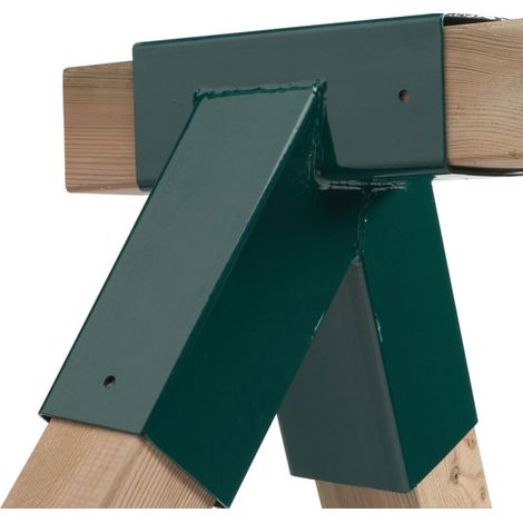 Wickey connecteur balançoire 90/90 mm pour balançoire en bois en vert