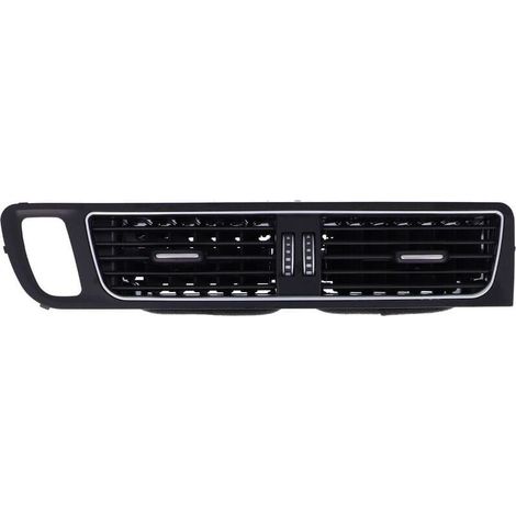 Grille d'aération centrale Audi Q5 2009-2018 – ABS noir – Installation facile – Circulation d'air optimale – Remplacement direct - 8R1820951GWVF-PT (1/5)
