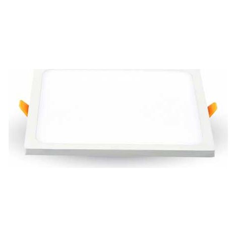 8W LED SMD Panneau V-TAC Trimless Series Downlight Carré 110° 560LM + Driver IP20 VT-888SQ - SKU 4945 blanc froid 6400K