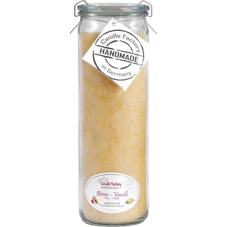 Candle Factory Big Jumbo Birne-Vanille Duftkerze Dekokerze 306108 (1/5)