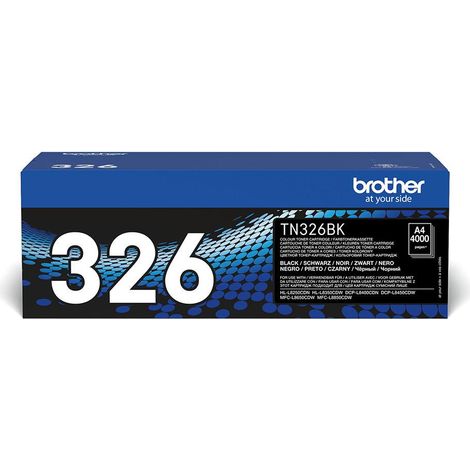 Cartuccia toner nera compatibile Brother TN-326BK, confezione da 1, codice BA73507 (1/4)