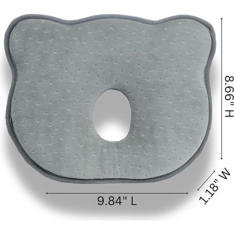Oreiller pour enfants en mousse à mémoire de forme et coton, pour garçons et filles, petit et confortable, pour les siestes, offrant un soutien pour la nuque et la tête. (1/5)