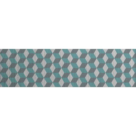 Crédence adhésive aluminium brossé 90x20cm – Épaisseur 3mm – Adhésif double face pour surfaces lisses – Décoration cuisine moderne – CPM