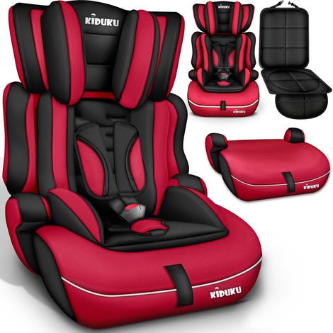 Siège auto pour enfants 9-36kg – Harnais 5 points ajustable – Norme ECE R 129/03 – Réducteur amovible – Montage ceinture adulte – Kiduku