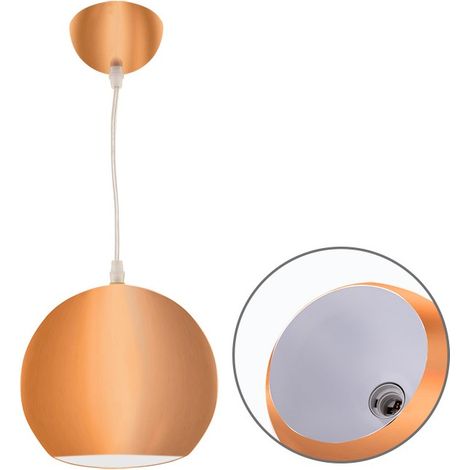 Ciondolo guido 1xe27 h.reg.xd.19cm rame