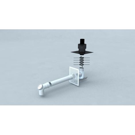 Bertrams Polyline EW kit standard 3 40STB80-3 DN 80 , DN 80 gaine avec DN 80 raccordement, embouchure PE