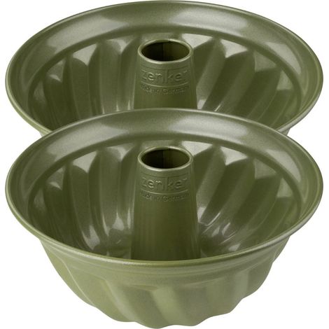 Ensemble de 2 Moules à kouglof 25 cm Zenker Green Vision (1/5)