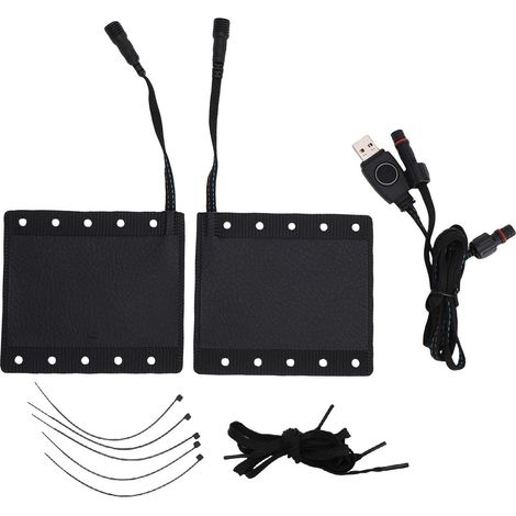 Ortviai Poignées Chauffantes USB pour Moto/Quad – Modèle ZH-1314B1, 3 Niveaux de Chaleur, Étanchéité IP67 (1/5)