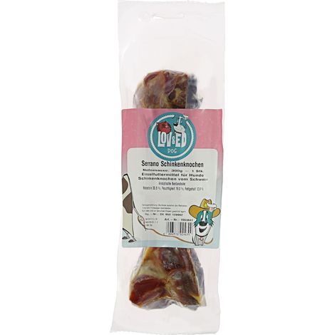 Lov&Ed Serrano Schinkenknochen für Hunde, 300 g