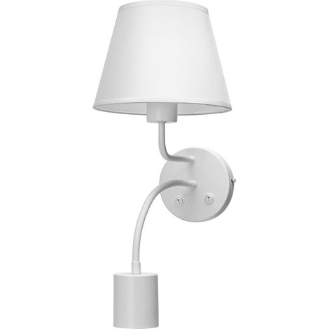 Applique da parete UaD Bianco IP20 1 x GU10 1 x E27 Aigostar (1/5)