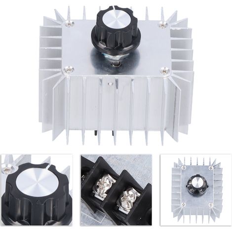Régulateur de tension SCR importé de 5000 W, régulateur de tension électronique haute puissance, 220 V CA (1/5)