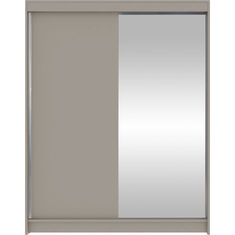 Armario Closico Vastor I, Cachemira, 200x150x58cm, Puertas de armario: Correderas, Número de estantes: 5
