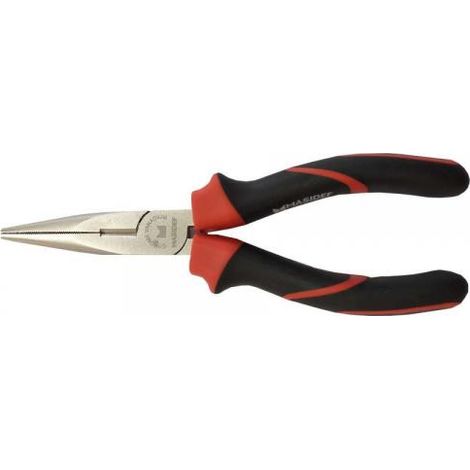 Pinza becchi semitondi dritti acciaio al carbonio 160mm
