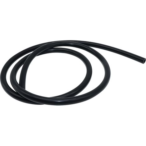 Tuyau flexible en silicone, diamètre intérieur 3 mm, diamètre extérieur 7 mm, tuyau en silicone noir de 1,5 m pour pompes et tuyaux d'air (1/5)