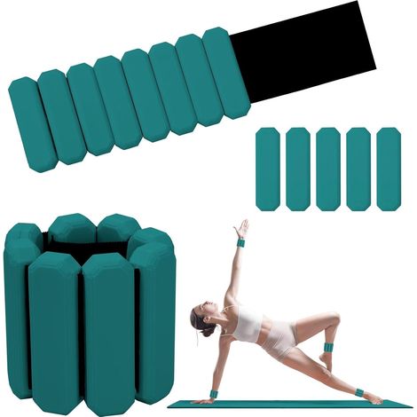 Poids De Poignet Réglables Poids De Cheville Pour Poids Poignet En Ankle Weights Pour Exercice Yoga Danse Barre Pilates Cardio Aérobic Marche (1/5)
