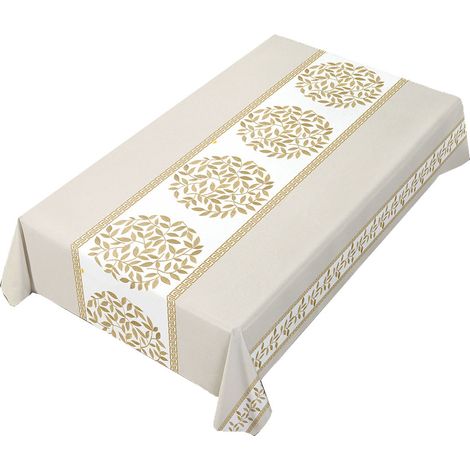 Nappe en PVC imperméable, résistante à l'huile, à la chaleur et lavable, de style champêtre (1/5)
