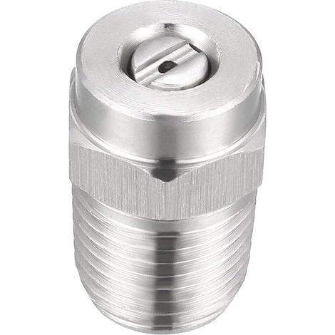 Buse de nettoyeur haute pression sourcing map 1/4NPT (15 degrés, diamètre du trou 1,2 mm)