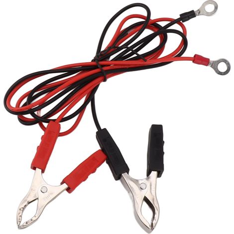 Lot de 2 câbles de connexion sécurisés en cuivre pour clôture électrique, avec clips pratiques pour l'entretien des clôtures agricoles. (1/5)