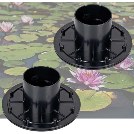 Lot de 2 connecteurs bàche VIS INOX passe paroi PVC 63mm pour bassin (1/5)