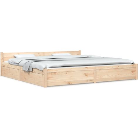 Maison Exclusive - Bett mit Schubladen 200x200 cm
