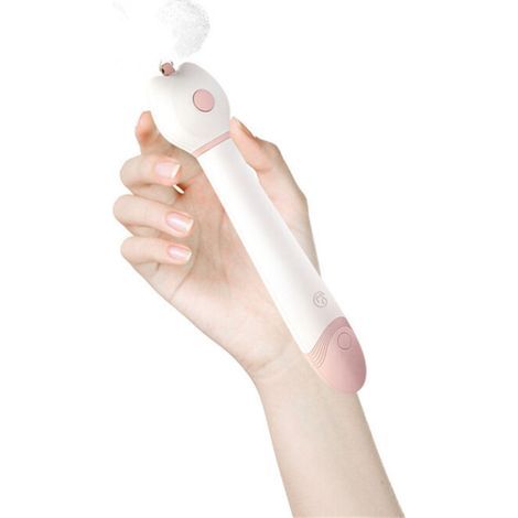 Chat Tease Laser à Double Tête, 2 en 1 Interactif Rétractable Canne à Plumes Jouet pour Intérieur des Chats Chiens Exercice(Poudre de Fleur de Cerisier) (1/4)