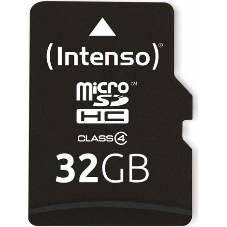 INTENSO MicroSDHC Card, 32 GB, CLASS 4, (1/4)