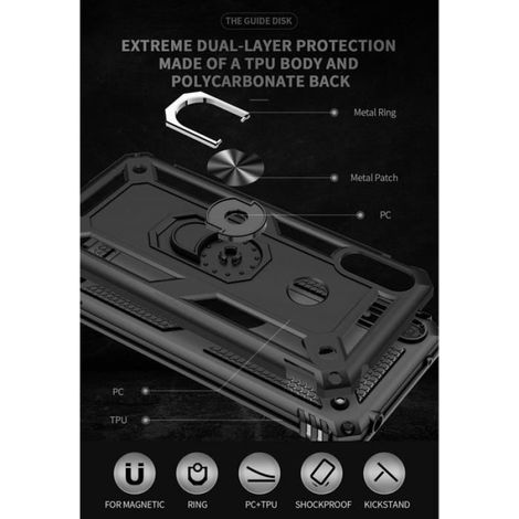 Coque - - Huawei P30 Lite - 360° Rotation - Verre Trempé - Protection 2 en 1 (1/4)