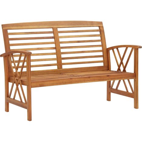 Garden Bench 119 cm Solid Acacia Wood vidaXL (1/5)