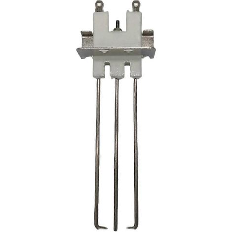 Aiguille d'allumage infrarouge pour brûleur, tige d'allumage en céramique pour brûleur à gaz, électrode d'allumage à trois colonnes pour cuisinière à gaz commerciale (1/5)