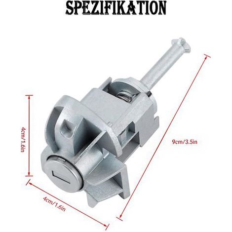 Cylindre de Serrure de Porte Avant Gauche Compatible avec BMW E46 325 330 M3 51217019975 (1/4)