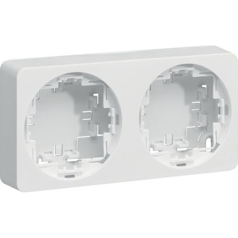ateha Boîte double horizontale ou verticale vide associable - HAGER WJA682B (1/4)