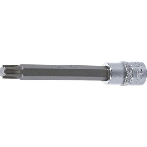 Douille à Embouts 140 mm - 12,5 mm (1/2) Profil Cannelé M12 - Précision et Robustesse, Acier, Zones Difficiles - D-Work (1/5)