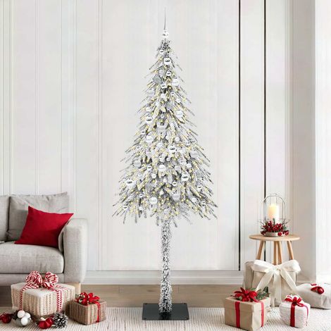 vidaXL Árbol de Navidad con 300 LED con soporte 210 cm PE y Acero (1/5)