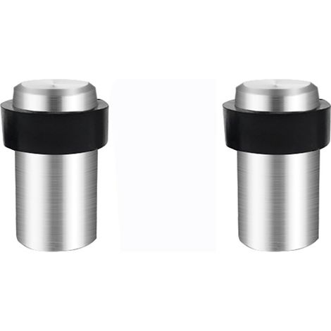 2 Butoirs Porte Sol Acier Inox 60mm (1/5)